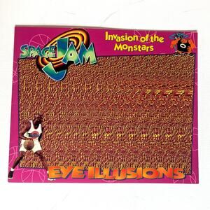 Vintage 1996 Space Jam Magic Eye Book – Invasion of the Monstars – 90s Ephemera